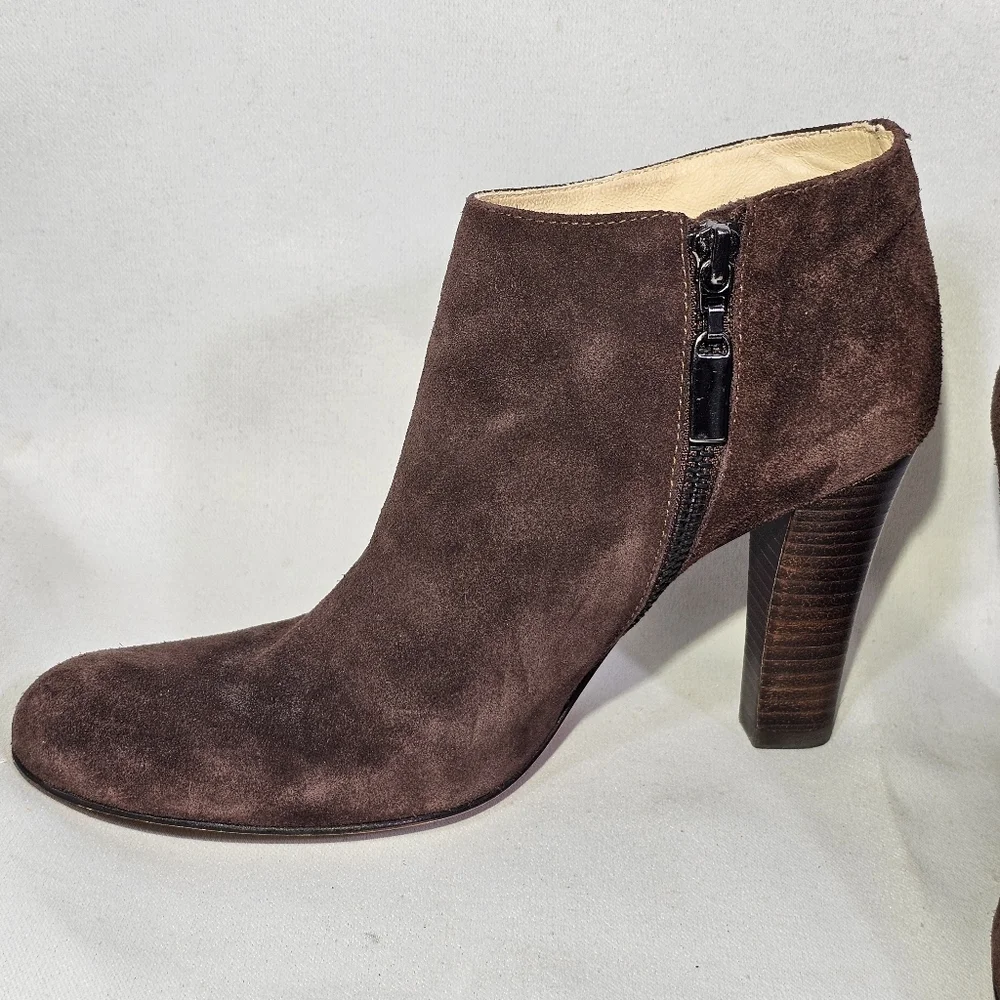 Alexandre Birman Suede Leather High Heel Ankle Boots Women's Size 36‎